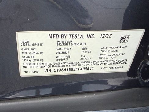 Used 2023 Tesla Model S Plaid image 43