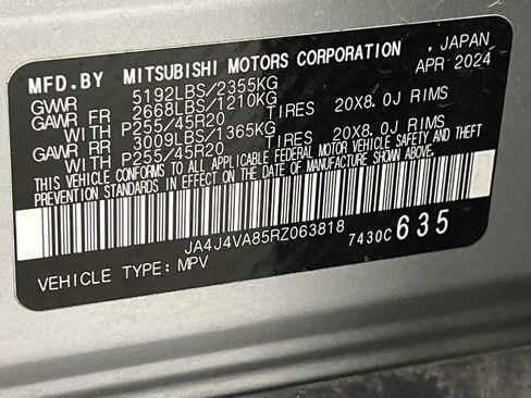 Used 2024 Mitsubishi Outlander SE AWD/4WD image 85