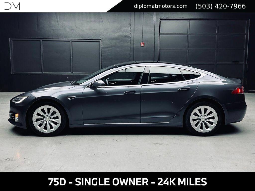 Used 2017 Tesla Model S 75D AWD/4WD image 3