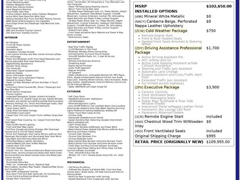 Used 2020 BMW 750i xDrive w/ Executive Package image 55