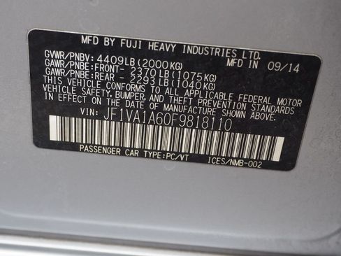 Used 2015 Subaru WRX AWD/4WD image 6