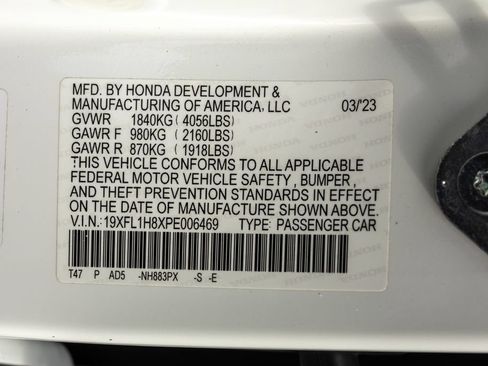 Used 2023 Honda Civic Sport Touring image 37