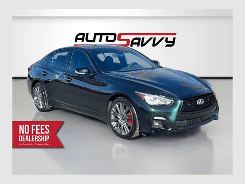 Used 2024 INFINITI Q50 Red Sport 400 w/ Black Opal Edition AWD/4WD image 1