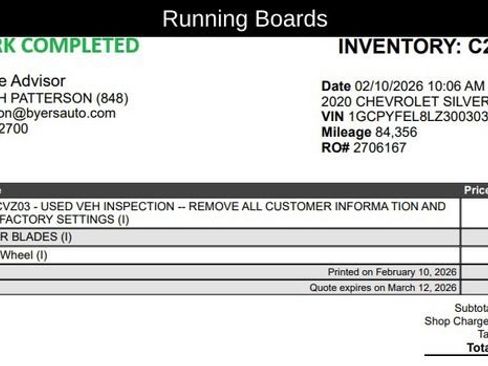 Used 2020 Chevrolet Silverado 1500 LT Trail Boss w/ Convenience Package image 8