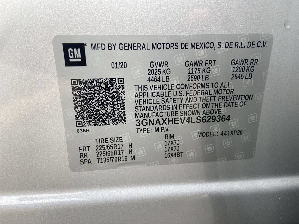 Certified 2020 Chevrolet Equinox LS w/ LS Convenience Package FWD image 33