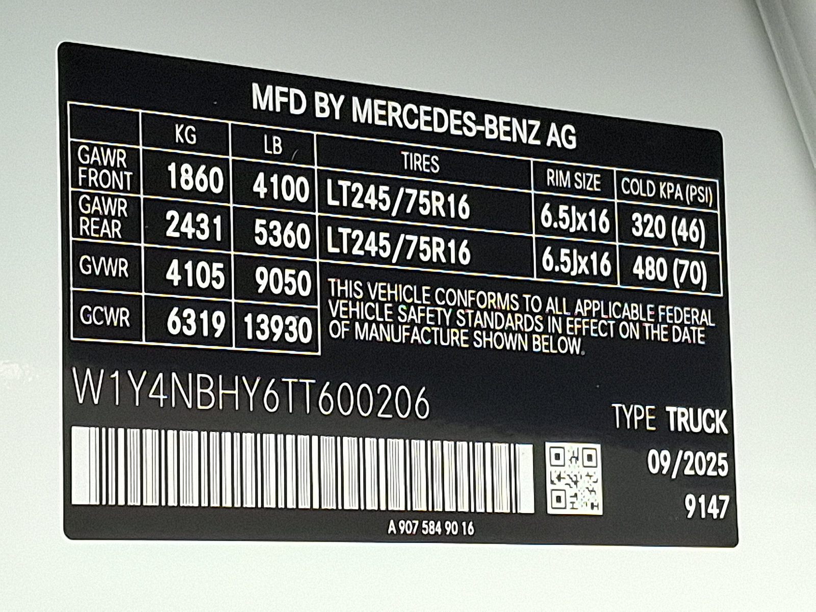 New 2026 Mercedes-Benz Sprinter 2500 image 20