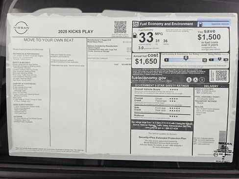 New 2025 Nissan Kicks S image 40