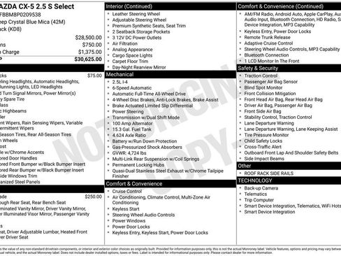 Used 2023 MAZDA CX-5 AWD 2.5 S w/ Select Package image 32
