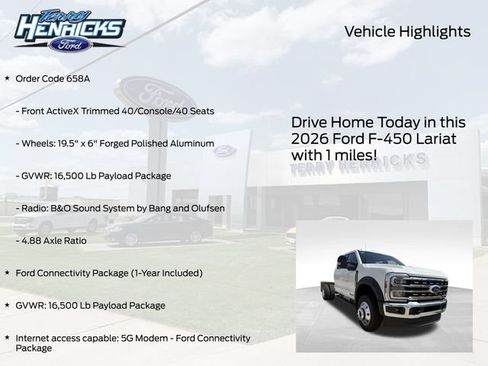 New 2026 Ford F450 Lariat AWD/4WD image 4