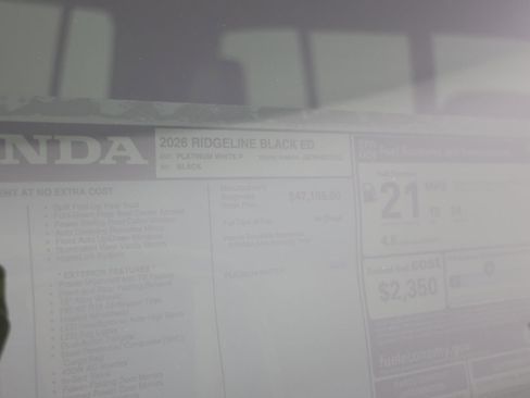 New 2026 Honda Ridgeline Black Edition image 29