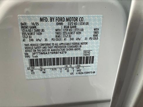 New 2025 Ford Maverick XL image 16