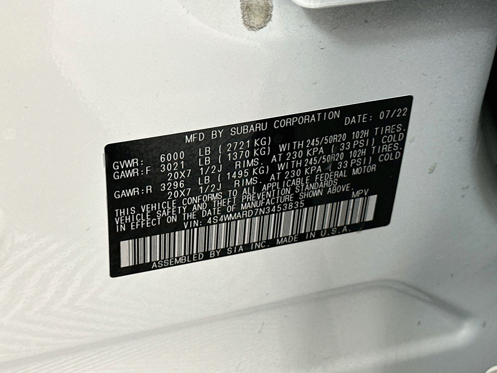Used 2022 Subaru Ascent Touring AWD/4WD image 12