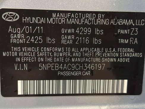 Used 2012 Hyundai Sonata GLS FWD image 33