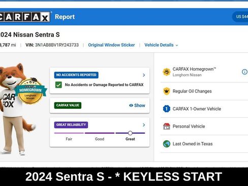 Used 2024 Nissan Sentra S FWD image 9