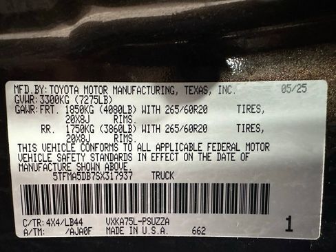 Used 2025 Toyota Tundra 1794 Edition image 11