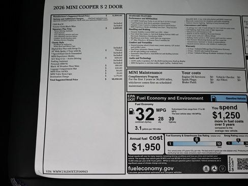 New 2026 MINI Cooper S image 39