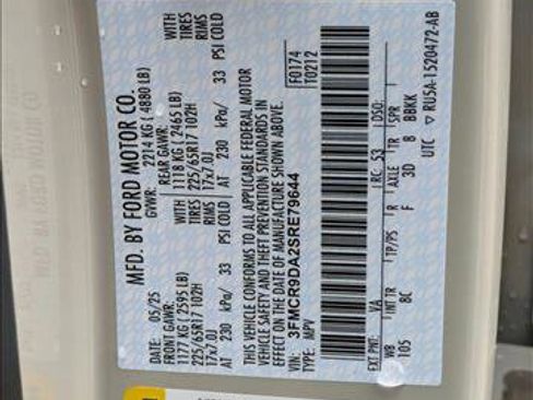 New 2025 Ford Bronco Sport Badlands w/ Badlands Tech Package image 18