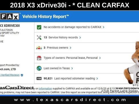 Used 2018 BMW X3 xDrive30i image 9