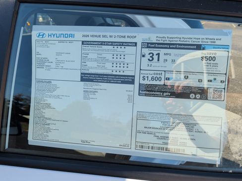 New 2026 Hyundai Venue SEL image 33