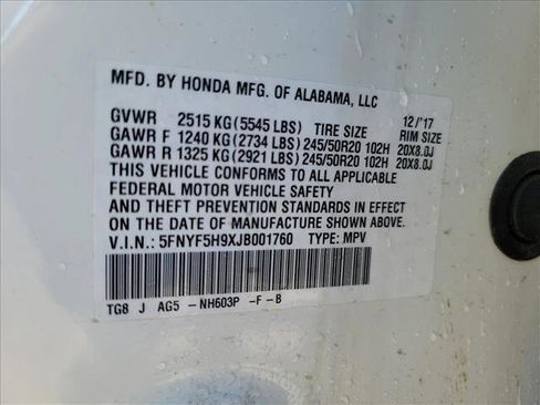 Used 2018 Honda Pilot Touring image 24