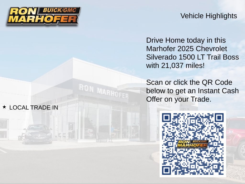 Used 2025 Chevrolet Silverado 1500 LT Trail Boss w/ Convenience Package II AWD/4WD image 15