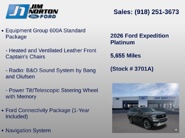 Used 2026 Ford Expedition Platinum w/ Driver's Package AWD/4WD image 21