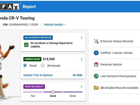 Used 2016 Honda CR-V Touring image 3