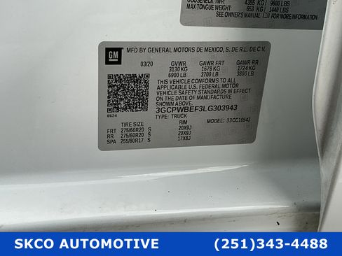 Used 2020 Chevrolet Silverado 1500 Custom w/ Custom Value Package image 28