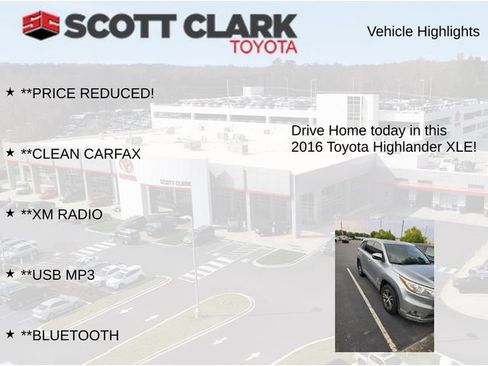 Used 2016 Toyota Highlander XLE AWD/4WD image 9