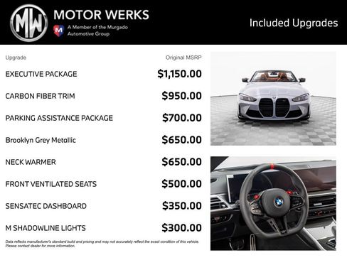 New 2026 BMW M4 xDrive Competition w/ Executive Package image 4