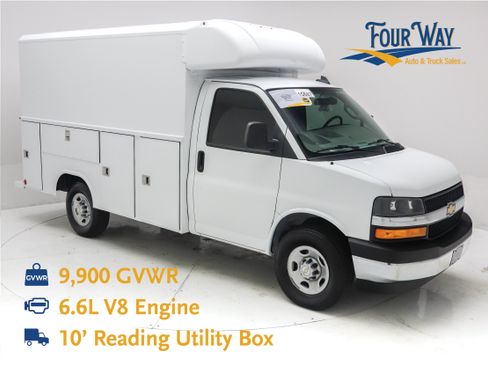 Used 2023 Chevrolet Express 3500 w/ Power Convenience Package RWD image 1