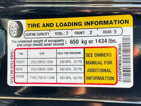 Used 2019 Ford Explorer Limited w/ Class III Trailer Tow Package FWD image 46