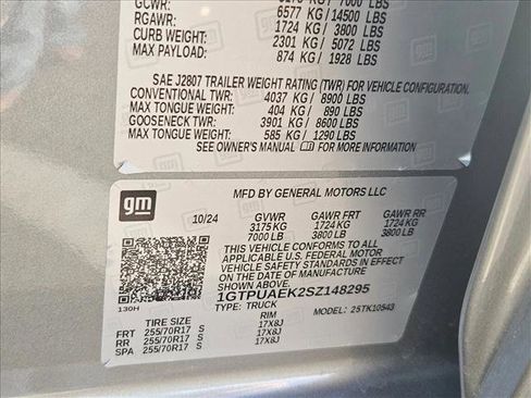 Used 2025 GMC Sierra 1500 Pro w/ Pro Value Package image 18