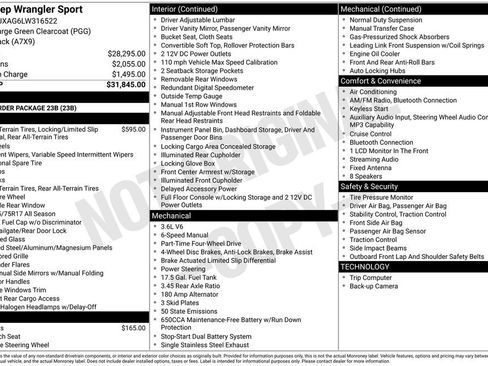 Used 2020 Jeep Wrangler Sport image 31