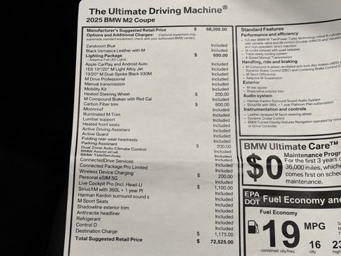 Used 2025 BMW M2 w/ Lighting Package image 52