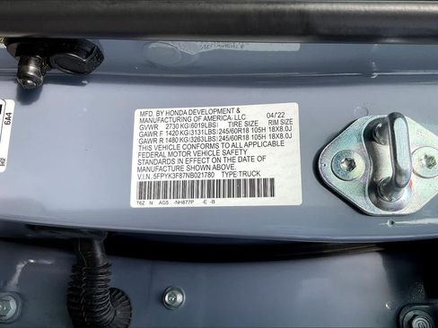 Used 2022 Honda Ridgeline Black Edition image 34