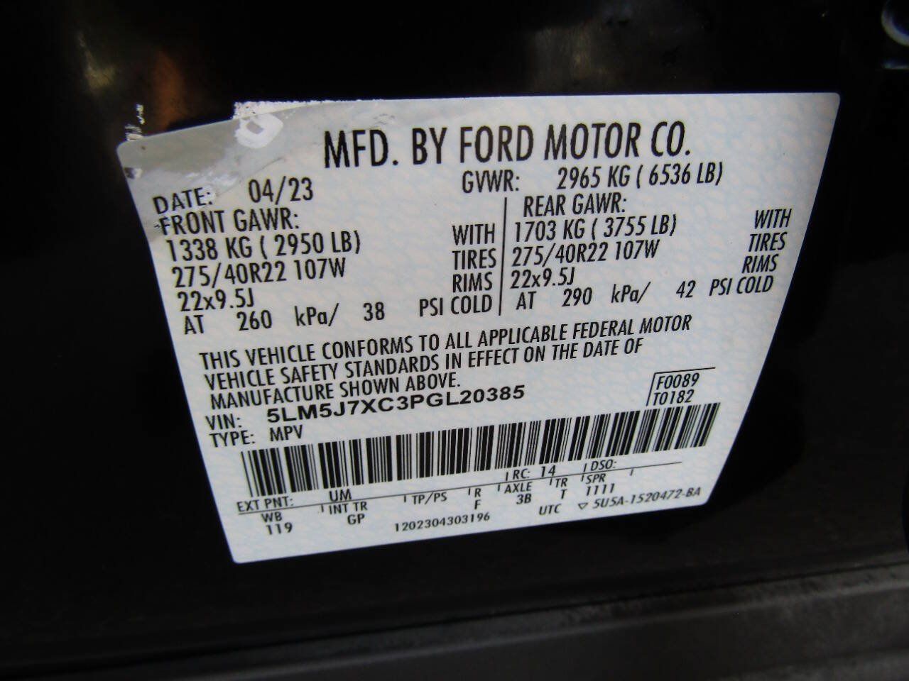 Used 2023 Lincoln Aviator Reserve w/ Equipment Group 201A AWD/4WD image 20