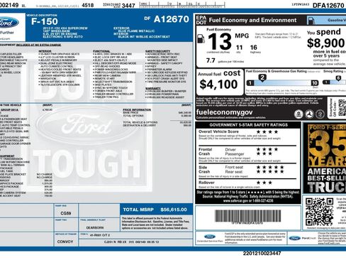 Used 2013 Ford F150 Raptor w/ Luxury Equipment Group AWD/4WD image 3
