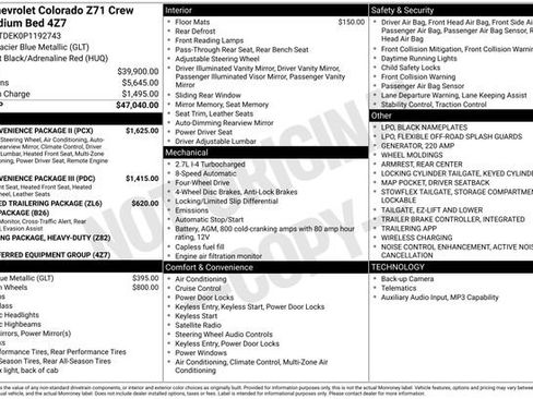 Used 2023 Chevrolet Colorado Z71 w/ Z71 Convenience Package 2 image 6