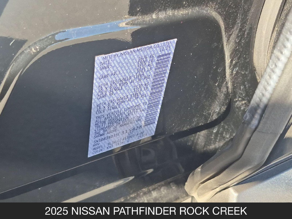 Certified 2025 Nissan Pathfinder Rock Creek AWD/4WD image 26