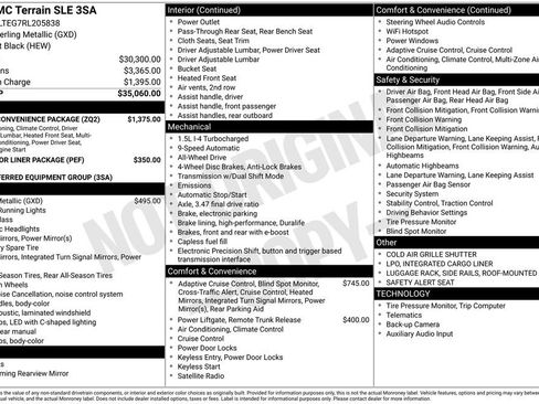 Certified 2024 GMC Terrain SLE w/ Driver Convenience Package AWD/4WD image 6