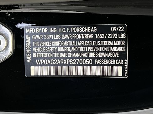 Certified 2023 Porsche 911 GT3 image 24