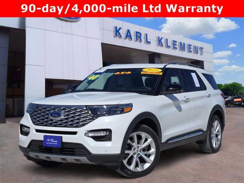 Certified 2023 Ford Explorer Platinum w/ Technology Package AWD/4WD image 1