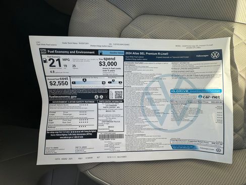 Used 2024 Volkswagen Atlas SEL Premium R-Line image 33