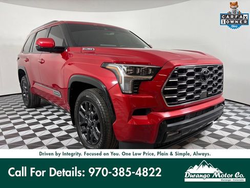 Certified 2025 Toyota Sequoia Platinum w/ Tow Technology Package AWD/4WD image 5
