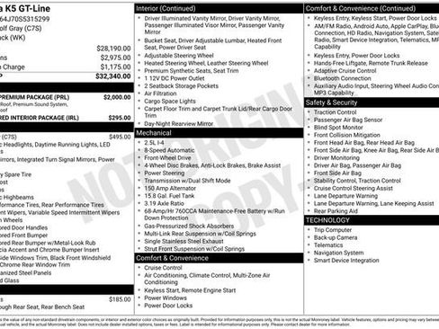 Certified 2025 Kia K5 GT-Line w/ GT-Line Premium Package image 37