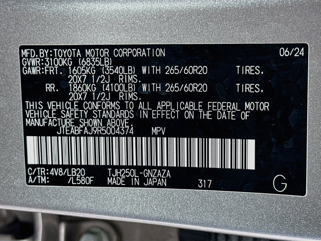 Used 2024 Toyota Land Cruiser w/ Premium Package AWD/4WD image 32