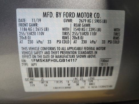 Used 2020 Ford Explorer Limited w/ Class III Trailer Tow Package image 33