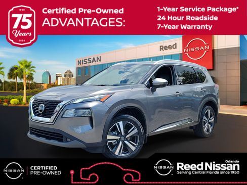 Certified 2021 Nissan Rogue SL w/ Premium Package FWD image 1