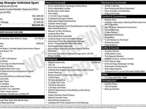 Used 2018 Jeep Wrangler Unlimited Sport image 5